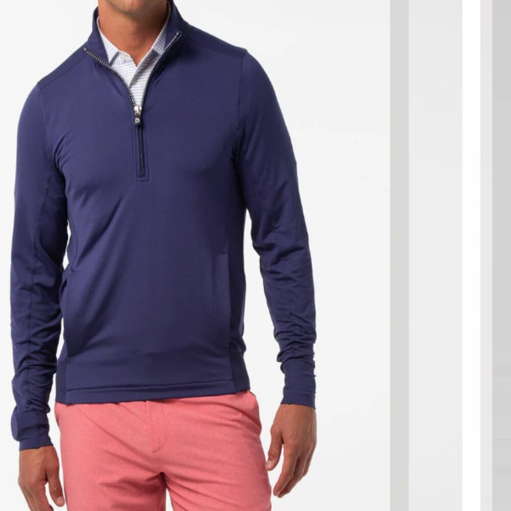 B. Draddy Sport Blair 1/2 Zip Pullover‎ Blue M